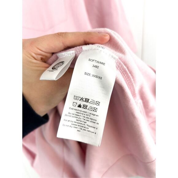 Ganni Software Recycled Cotton‎ Blend Jersey T Shirt Dress Lilac XS Oversized - Picture 10 of 12